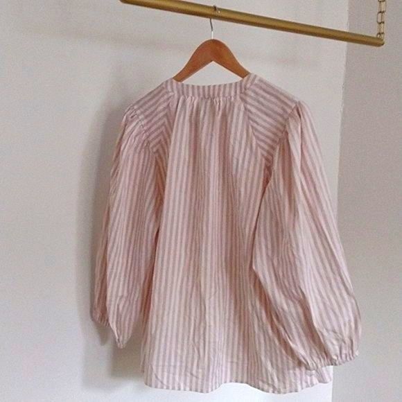 NWT a new day striped cotton tunic top large - Picture 7 of 7